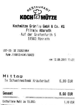 stns Hffner Kochmtze Restaurant